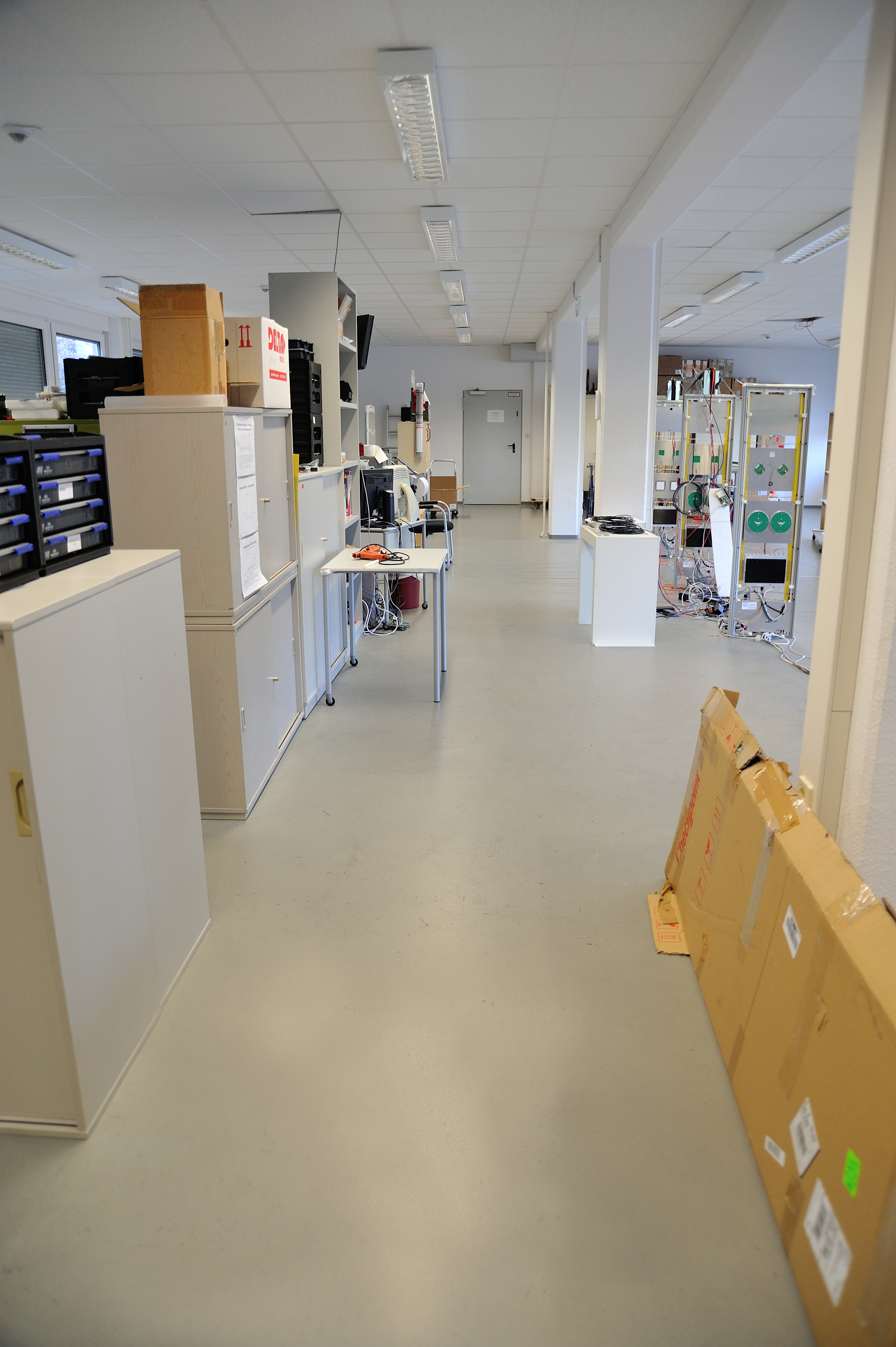 Arbeitsbereiche und Garagen